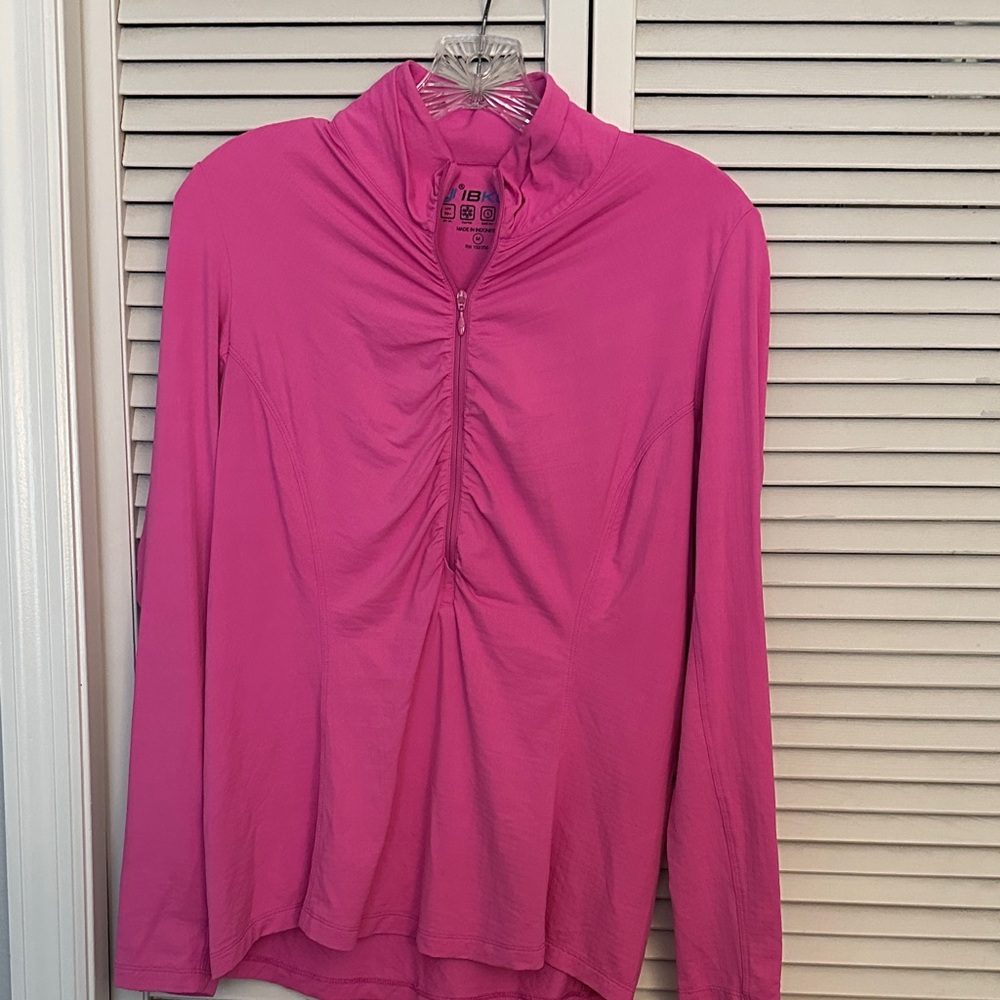 IBKUL Vibrant Pink Long Sleeve Top